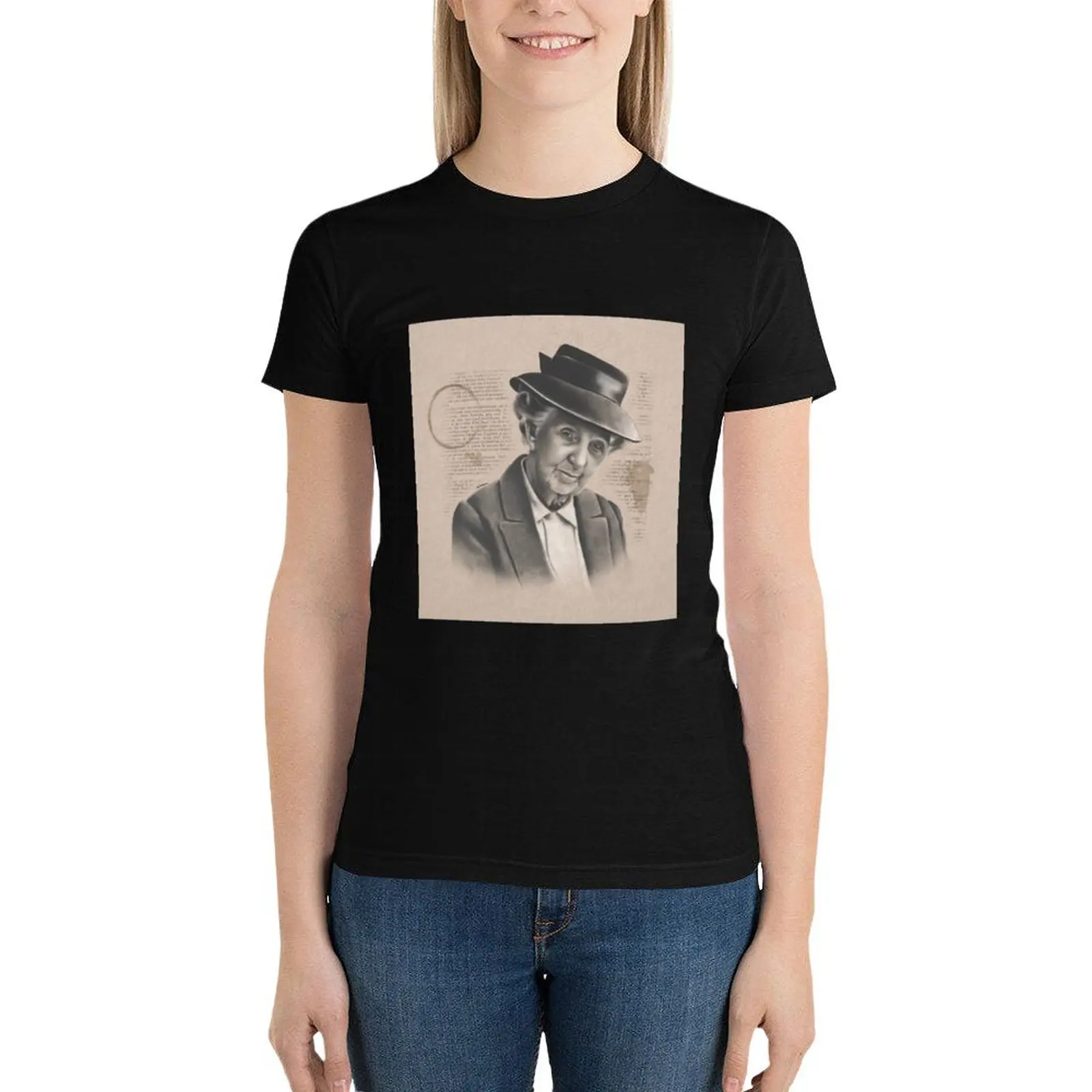 

Miss Marple T-Shirt Aesthetic clothing hippie clothes plus size tops t shirt dress Women