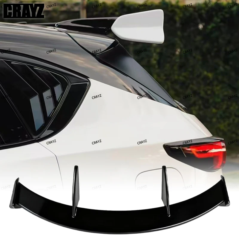 لمازدا CX-5 CX5 2018 2019 2020 2021 2023 2024 2025 سقف خلفي سبويلر الجناح ألياف الكربون جذع الشفاه الجناح سبويلر سيارة GT التصميم