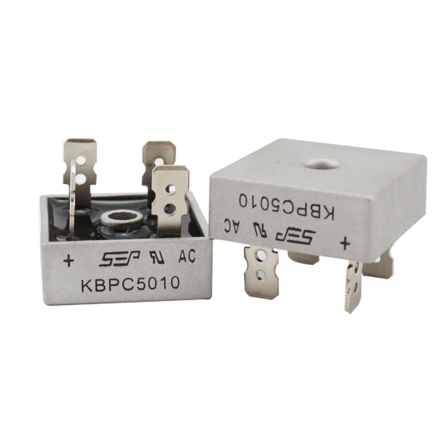 SAMIORE ROBOT 2PCS/Lot KBPC5010 Diode bridge rectifiers diodes 50A 1000V KBPC 5010 power rectifier diode electronic components