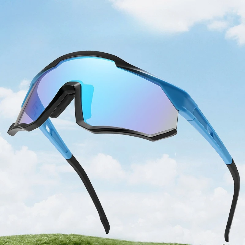 Hiking Dazzling Reflective Goggles Integrated Cycling Glasses Male Outdoor Sports Sunglasses Female Collares Secret Bandjes 2025