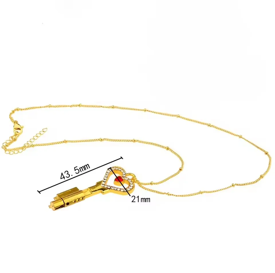 Nueva jaula de castidad, collar con llave Universal con cerradura Invisible de latón, collar de jaula para pene Bondage, juego para parejas, Juguetes sexuales