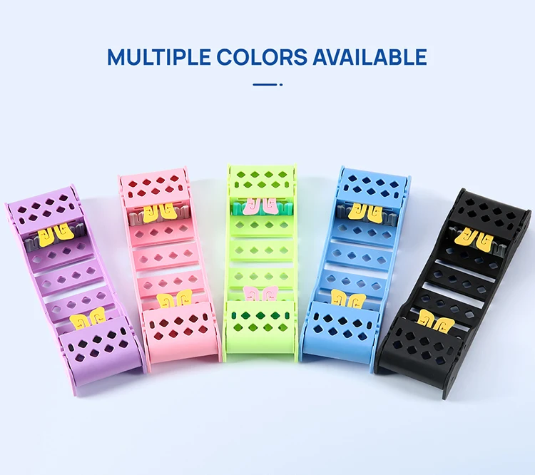AZDENT Dental 4-Fächer Sterilisationsbox-Halter Autoklavierbarer Desinfektions-Aufbewahrungsständer Box-Organizer für Zahnärztliche Instrumente – Detail 2