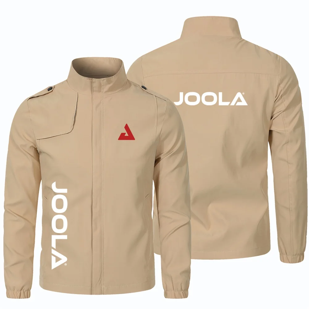 JOOLA Men's Stand up Collar Jacket Windproof, Warm, Sunscreen Clothing, Casual and Versatile Cycling Motorcycle Jacket