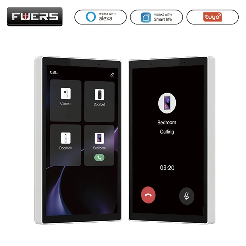 

FUERS T5E Switch Smart Home Automation System Tuya Switch Scene Panel Intelligent Home Smart Control Panel Touch Screen Zigbee