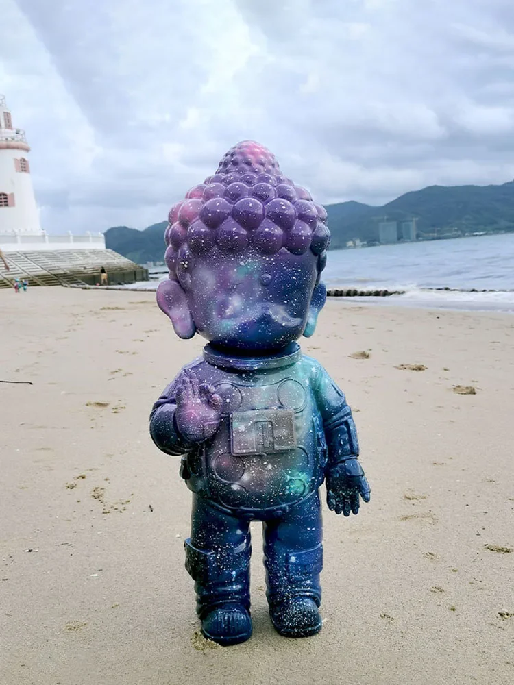 Nordic Home Decor Buddha Statue Room Decor Resin Craft Astronaut Sculpture Home Accessories Decorative Buddhas Figures Figurine