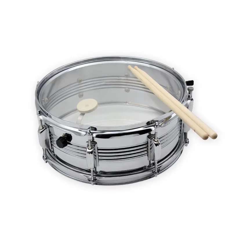 

14 Inches Snare Drum Percussion Instrument High Quality Drum Set With 1 Pair Maple Drum Stick Drum Screw Spanner and Strap