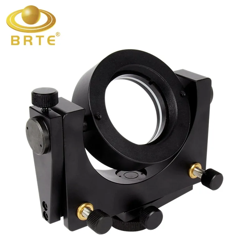 BRTE7MM0950 Black anodized finish Kinematic Center Gimbal Mirror Mounts for optical lab