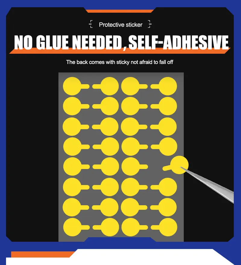 كاميرا الهاتف المحمول طبقة رقيقة واقية ملصق مقاوم للغبار شريط عالي الحرارة كاميرا آيفون مصفوفة نقطية بالأشعة تحت الحمراء #5