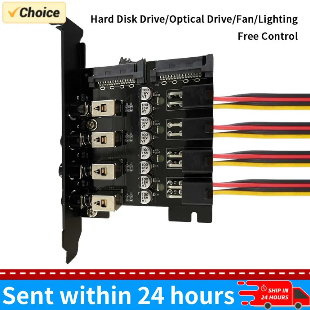 

Power Saving Controller Dual Channel Hard Drive PCI Expansion Card with SATA Cable Free PCI Bit Expansion PCI Expansion Card