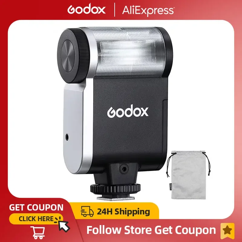

Godox iA32 Mini Camera Flash Up to 490 Full-Power Flashes 6200K CCT Manual Flash for Various Camera Models Optical S1/S2 Modes