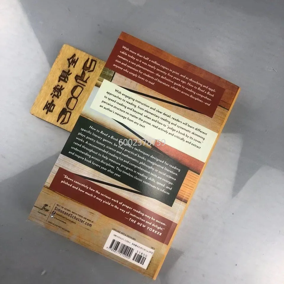 Come leggere un libro Versione inglese Come leggere un libro Mortimer Adler in stock