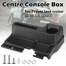 Centre Console Storage Box Wear Resistant Car Cup Holder Central Console Box for Landcruiser LC70 71 76 79 Series