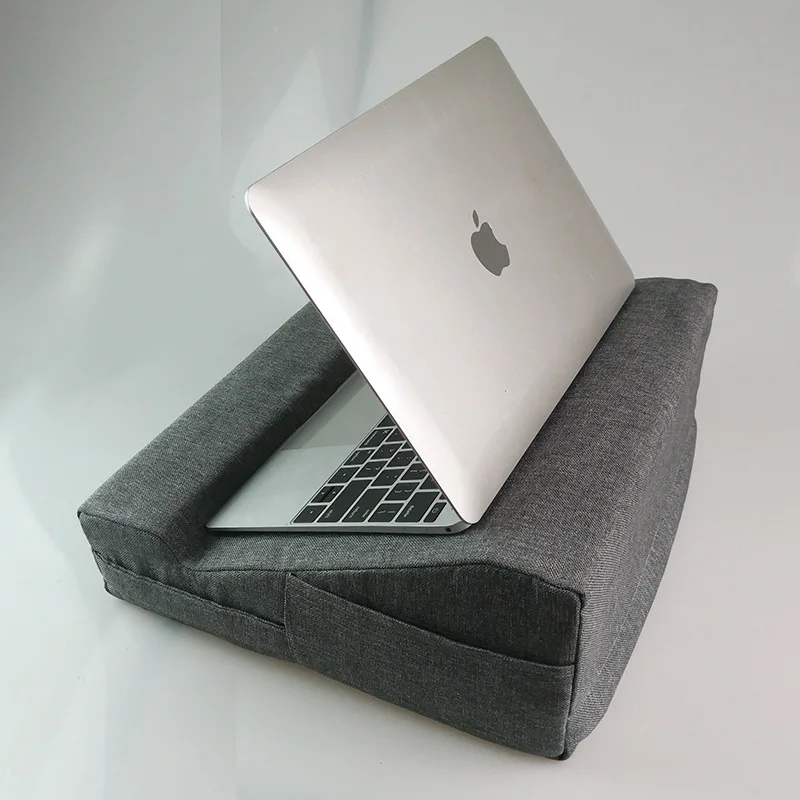 Bild 6: 1-teiliges Lesekissen, mit Kissenkern, tragbarer Leseständer, Bettkissen, Tablet-Ständer, Notebook-Ständer, ohne Computer