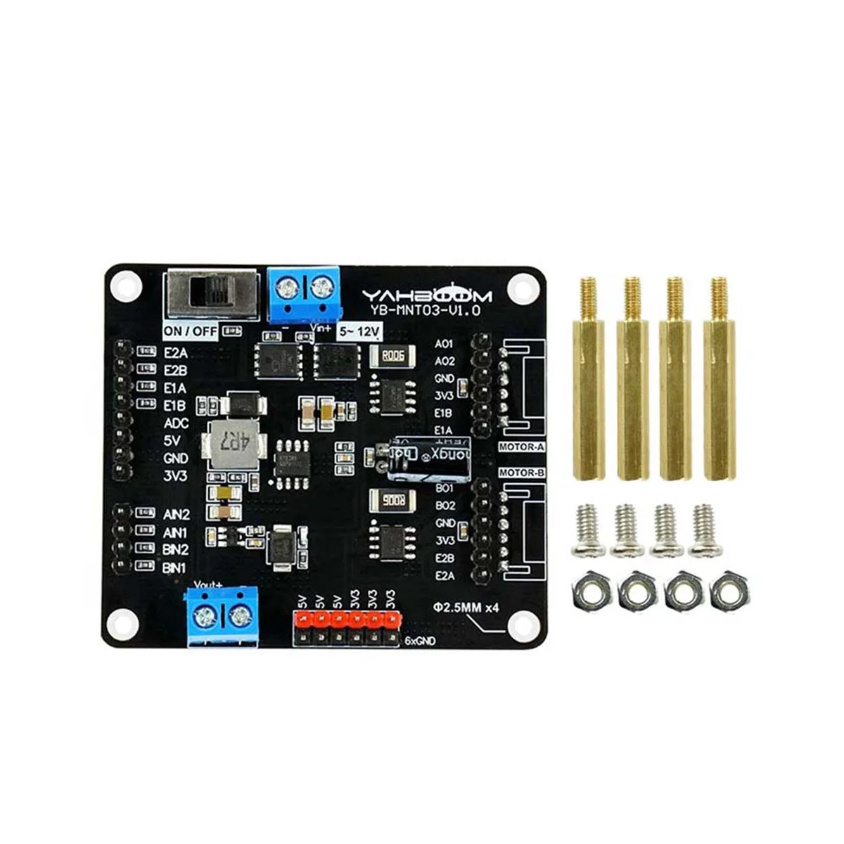 T8236 Dual-Channel DC Motor Drive Module 2-Channel Robot Car Electronic Design Competition Dedicated Module