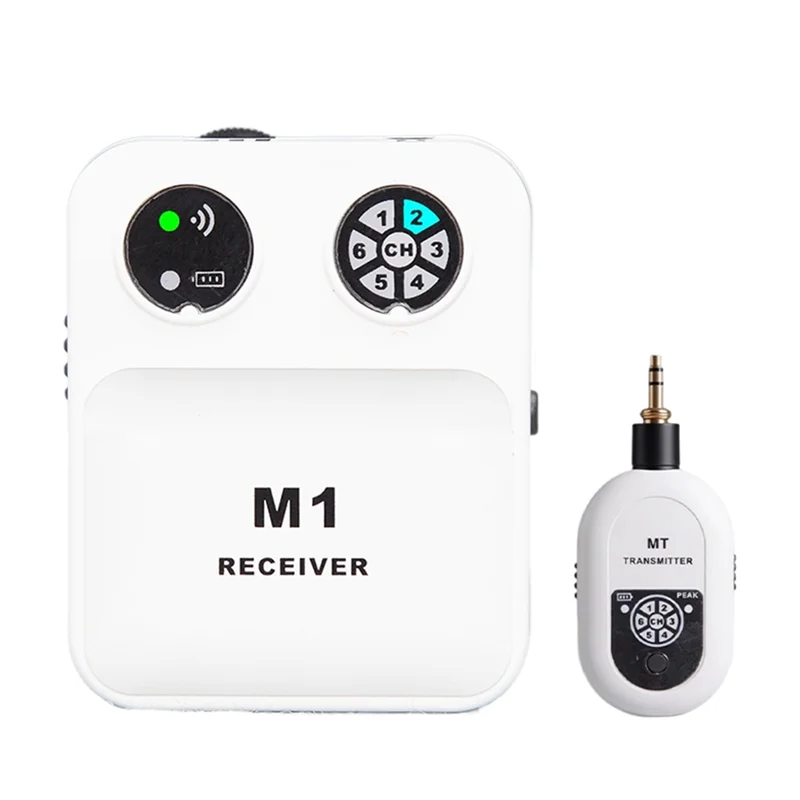 

【TRAVEL ESSENTIAL】Adjustable Frequency 2.4G Wireless Earphone Receiver Distance Low Latency Long Range Stage System For Singer B