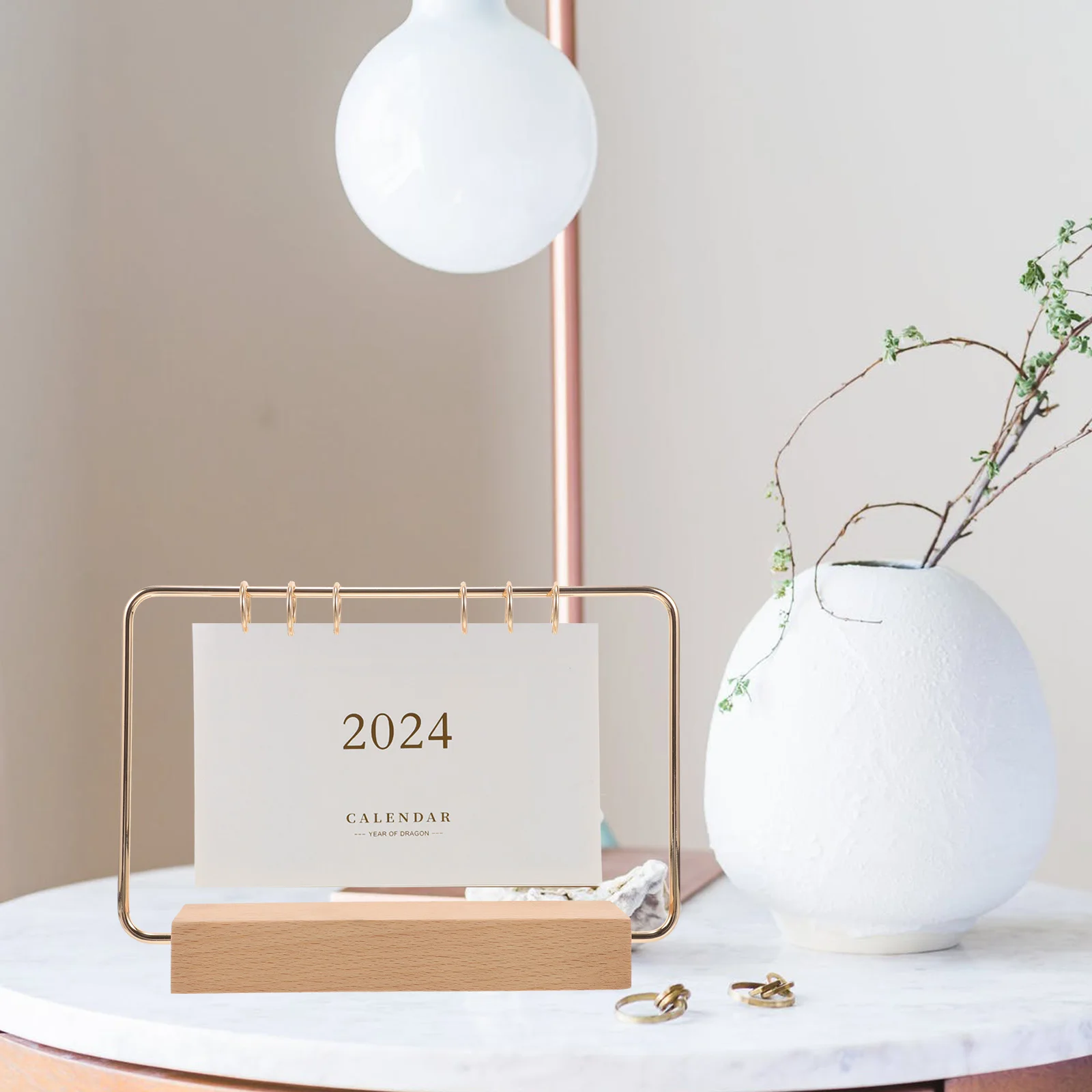 1 set Desk Calendar Base Rack Stand Holder Wooden PhotoBracket Home Office Supply Creative Craft Decor Gift Lightweight Portable