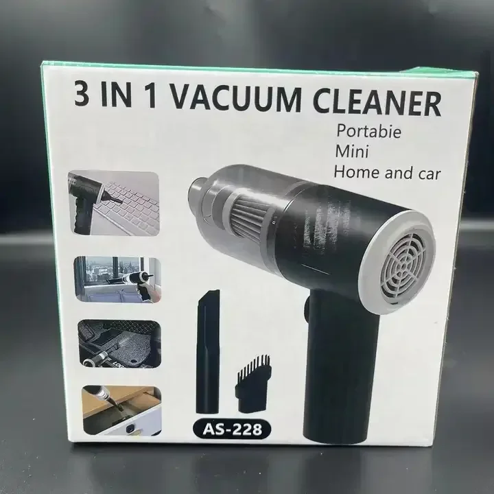 Aspirador de pó sem fio para carro, forte sucção, coletor de poeira, portátil, molhado e seco, espanador de ar para carro