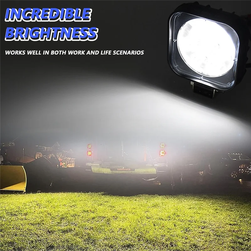 

AS-LED Light Pods Rectangle LED Light Auxiliary Vehicle Work Light 160W LED Headlight For Car Truck ATV SUV Off Road