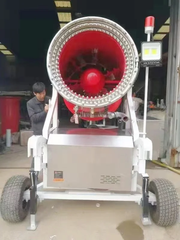 High Efficiency Artificial Snow Making Machine Outdoor Ski Resort Winter Events Cannon Fan Maker Shed