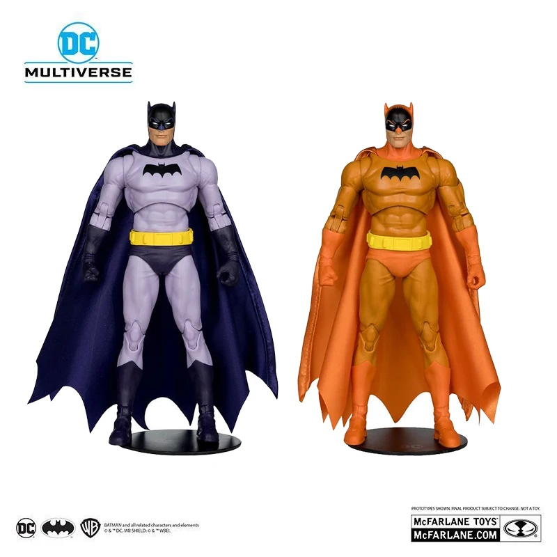 

McFarlane Toys Orange Batman Purple Batman 18cm Action Figure DC Multiverse Model Gift ﻿