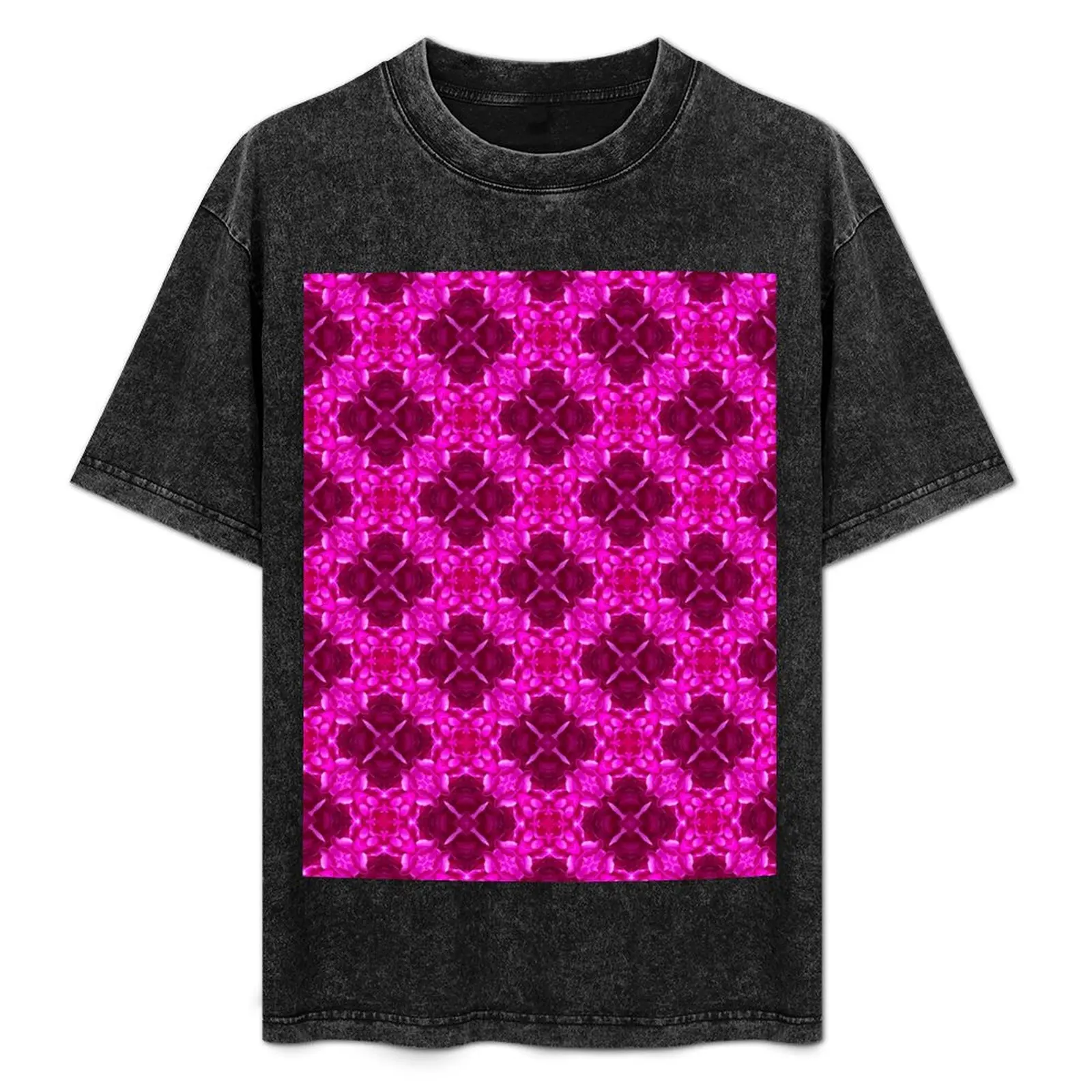 

Spring or summer pink flower petal pattern T-Shirt graphic shirts sublime mens workout shirts
