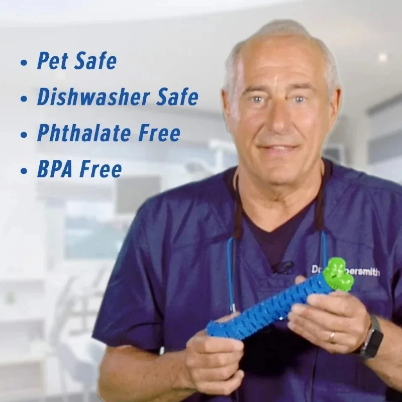 الكلب الأسنان طحن عصا الغذاء الصف تنظيف مدلك فرشاة أسنان مطاطية لعبة مضغة تنظيف الأسنان الحيوانات الأليفة مع قوة لدغة طفيفة #5