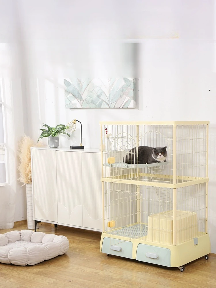 Cat cage, household small unit, cat villa,