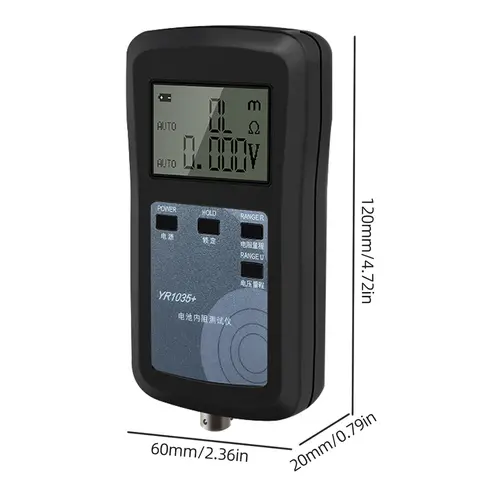 YR1035+ 4-tråds intern resistansmätare Hög noggrannhet Intern resistansmätare för litiumbatterier 100V Elfordonsgrupp 10 best sales batteriets interna resistansmätare - №5