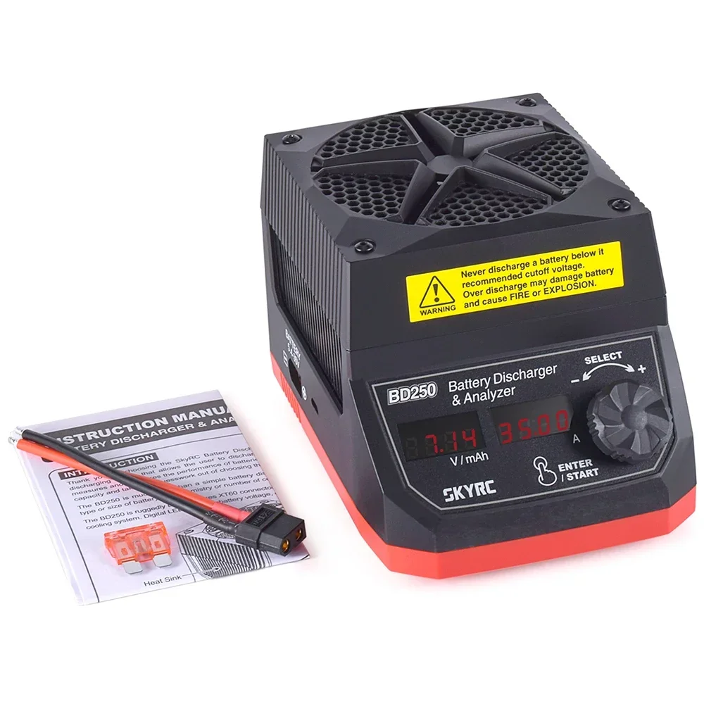 SkyRC BD250 Battery Discharger & Analyzer LiPo LiFe LiHV NiMH NiCd Pb Battery Tester for RC UAV