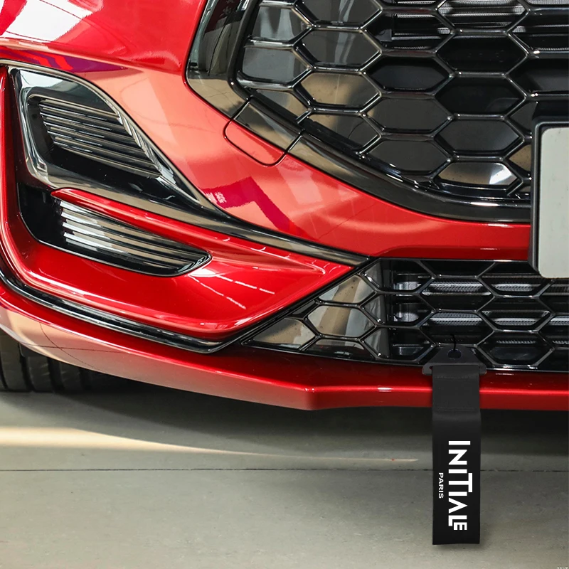 Sports Car Racing Decorative Drag Strap Style for Initiale Paris Alpine A Badge Clio Espace Kadjar Vel Scenic Arkana Twingo RS