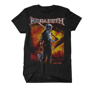 Jumbo Vic Megadeth Band T-Shirt Cotton Graphic Tee Men Women Summer Streetwear