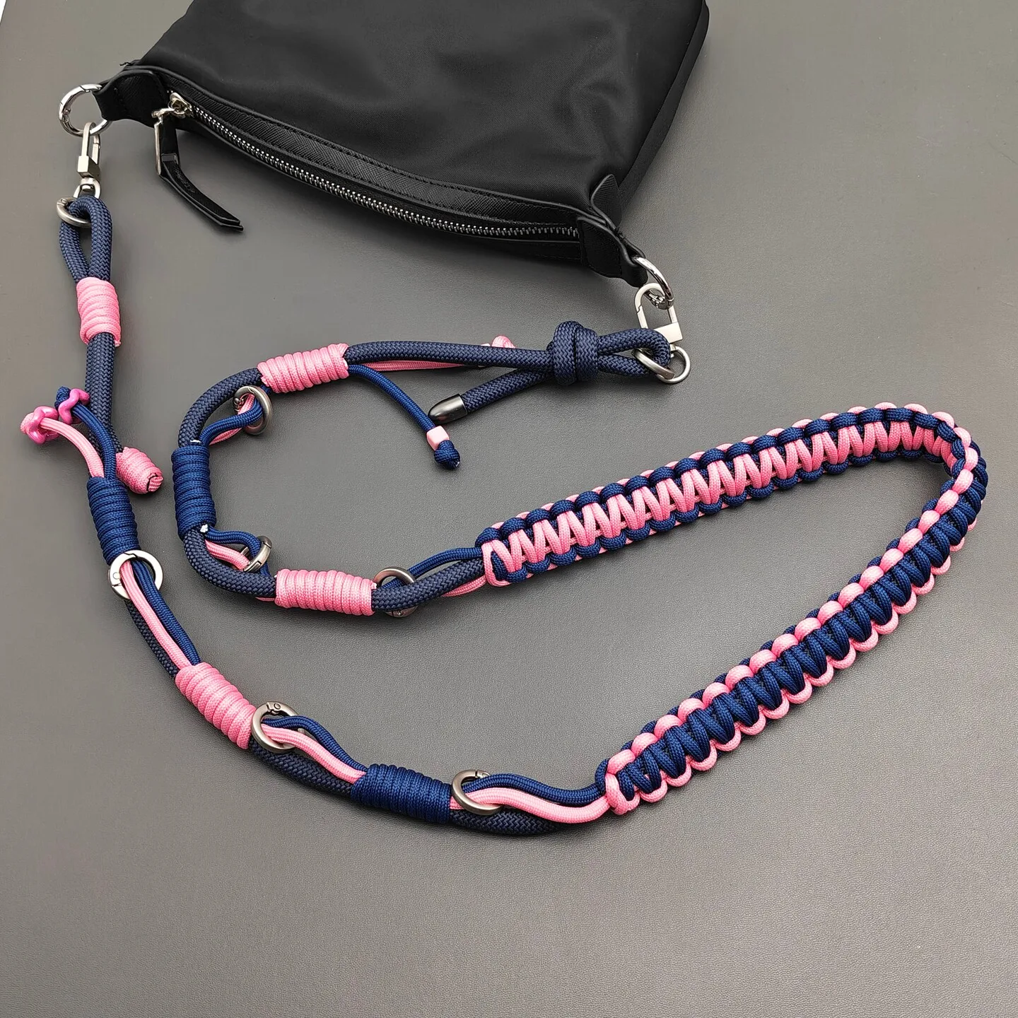 Hand-braided Adjustable Repalcement Bag Strap Multi-purpose Anti-lost Camera Phone Lanyard Crossbody Shoulder Strap Accessories