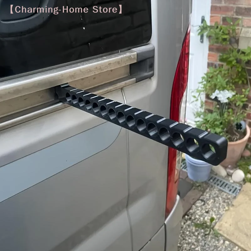 【M】Car Door Track Clothes Hanger Bracket 3D Printed Multi Hole Portable Towel Drying Rack For Vehicle Outdoor Travel Camping