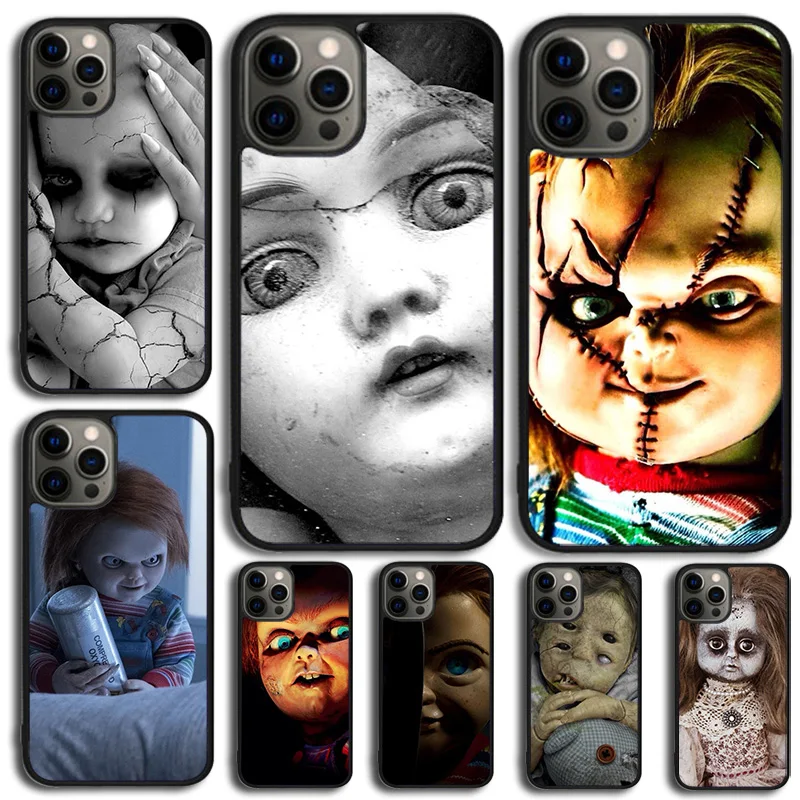 Creepy Baby Doll Horror Phone Case For Samsung Galaxy S10 S22 S23 S24 Note 10 20 Lite S20 Plus S21 Ultra Back Cover