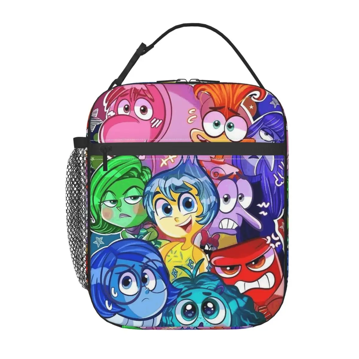 

Custom Inside Out Anime Insulated Lunch Bags for Camping Travel Food Waterproof Thermal Cooler Lunch Box Women Children