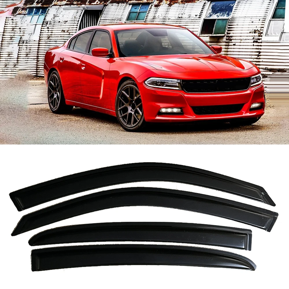 

Window Visor for Dodge Charger 2011 2012 2013 2014 2015 2016 2017 2018 2019 2020 2021 Wind Deflectors Rain Guards Door Visor
