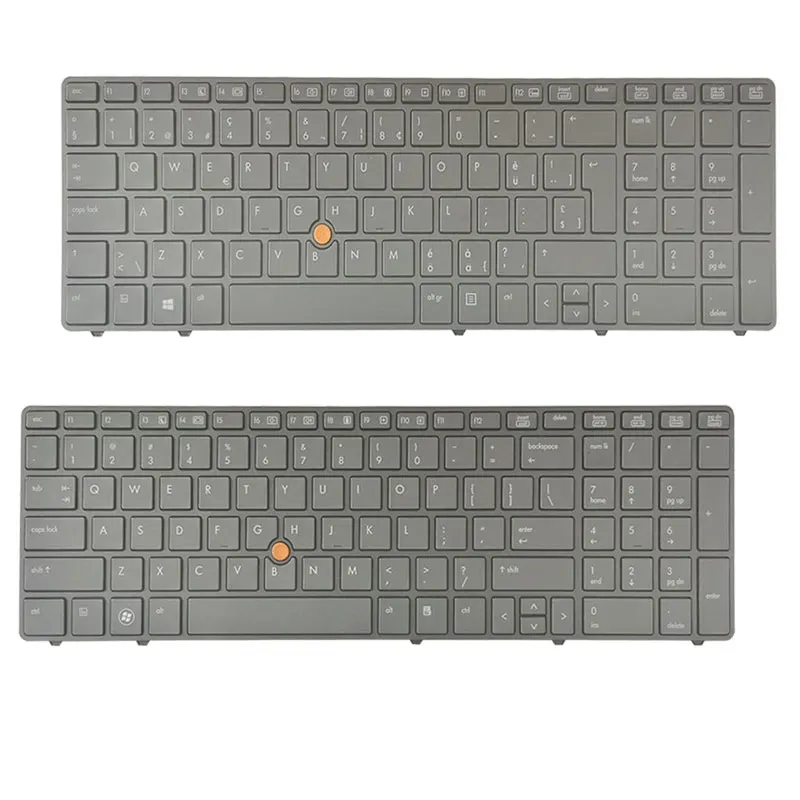 Para teclado HP/HP Probook 8560w 8570w 8760w 8770W, inglés nuevo