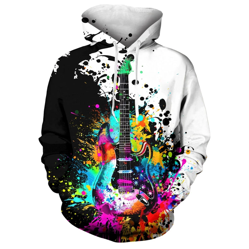 Fashion Rainbow Graffiti 3D Printed Hoodies Man Women Y2k Clothes Oversized Pullover Hoodies Trendy Sweatshirts Kids Clothing