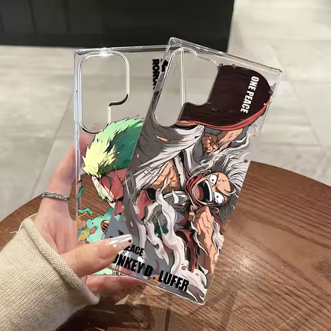 Anime One Piece Phone Case for Samsung Galaxy S24 S22 Plus S20 FE S21 S23 Ultra S25 Clear Cover