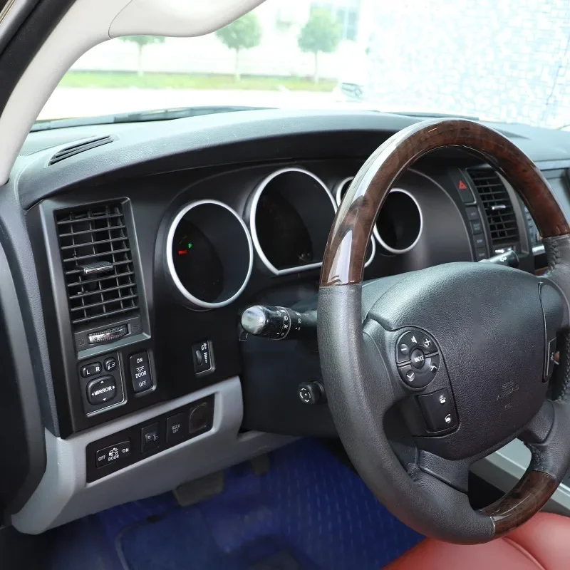 

Для Toyota Tundra 2007-2013 ABS углеродное волокно Тахометр для приборной панели автомобиля декоративные аксессуары для салона автомобиля