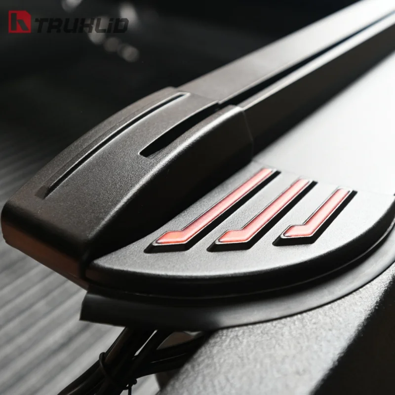 High Quality Heavy Duty Aluminum Manual Retractable Roller Tonneau Cover With Lock Dust Proof Anti Theft Pickup Exterior Modific