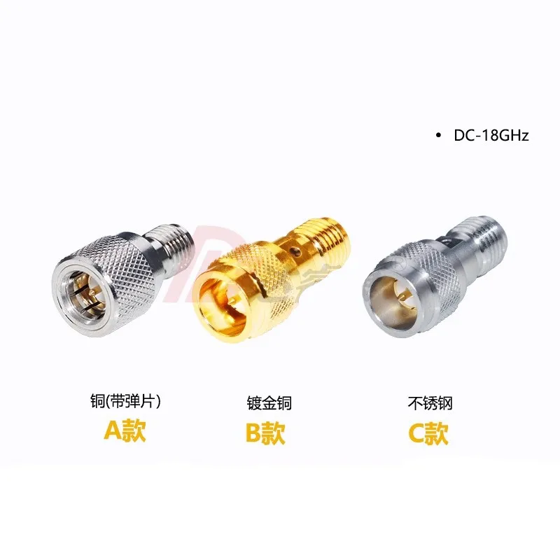 1pcs 18GHZ with testing low standing wave stainless steel SMA quick plug SMA revolving SMA female adapter quick plug test head