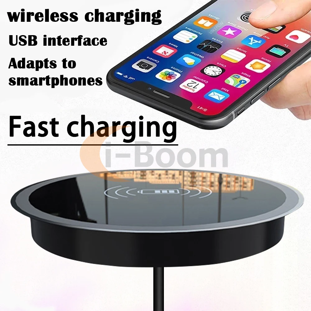 

Wireless Charger Quick Charger USB Interface Smartphone Wireless Charging Device Desktop DIY Wireless Power