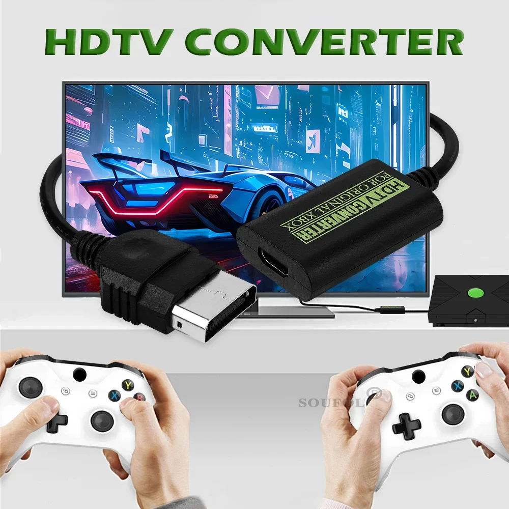 محول صوت فيديو رقمي لأجهزة إكس بوكس ، محول ، HDTV ، جهاز عرض ، تلفزيون ، إكس بوكس ، 1080i ، وشاشة P ،