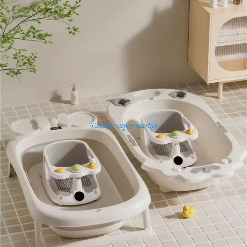 090B Secure Infant Bathing with Anti Slip Base for 6+ Month Baby Supportive Baby Bath Tub Chair with Drainage Hole view 3