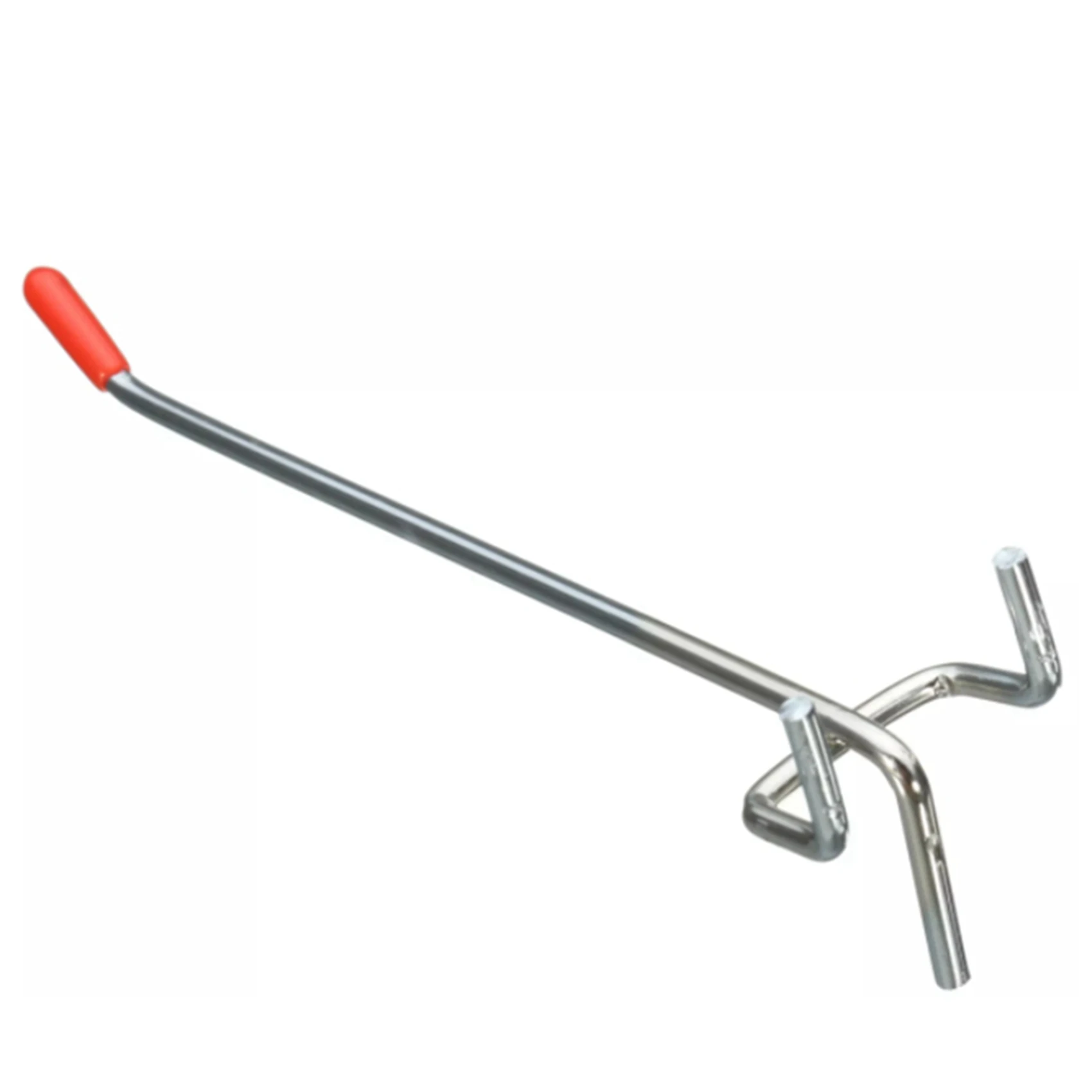 ABKW-80Pcs Single Pegboard Hooks 150Mm Board Slat Wall Retail Display Shop Peg Fits 25Mm