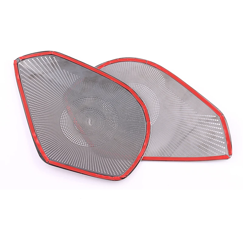 لهوندا أكورد X 10th 2018 2019 2020 2022 باب السيارة مكبر الصوت الفولاذ المقاوم للصدأ غطاء إطار الكسوة ملصق الملحقات الداخلية