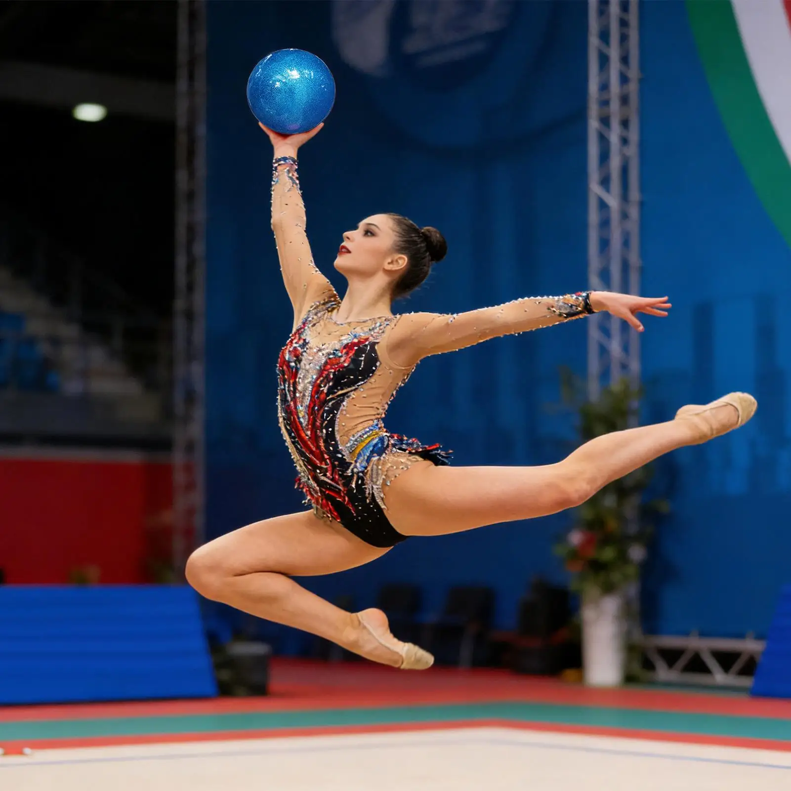 Gymnastic Ball High Elasticity Professional Ergonomic Rhythmic Gymnastic Ball For Dance Performance For Gymnasts Artists