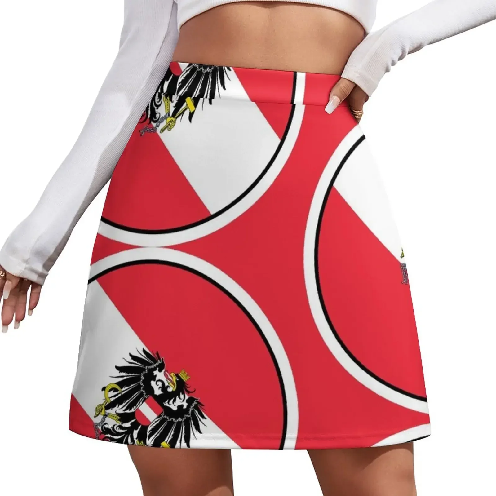 

Austrian State Flag Gifts, Stickers & Products Mini Skirt Woman clothing Clothing chic and elegant woman skirt