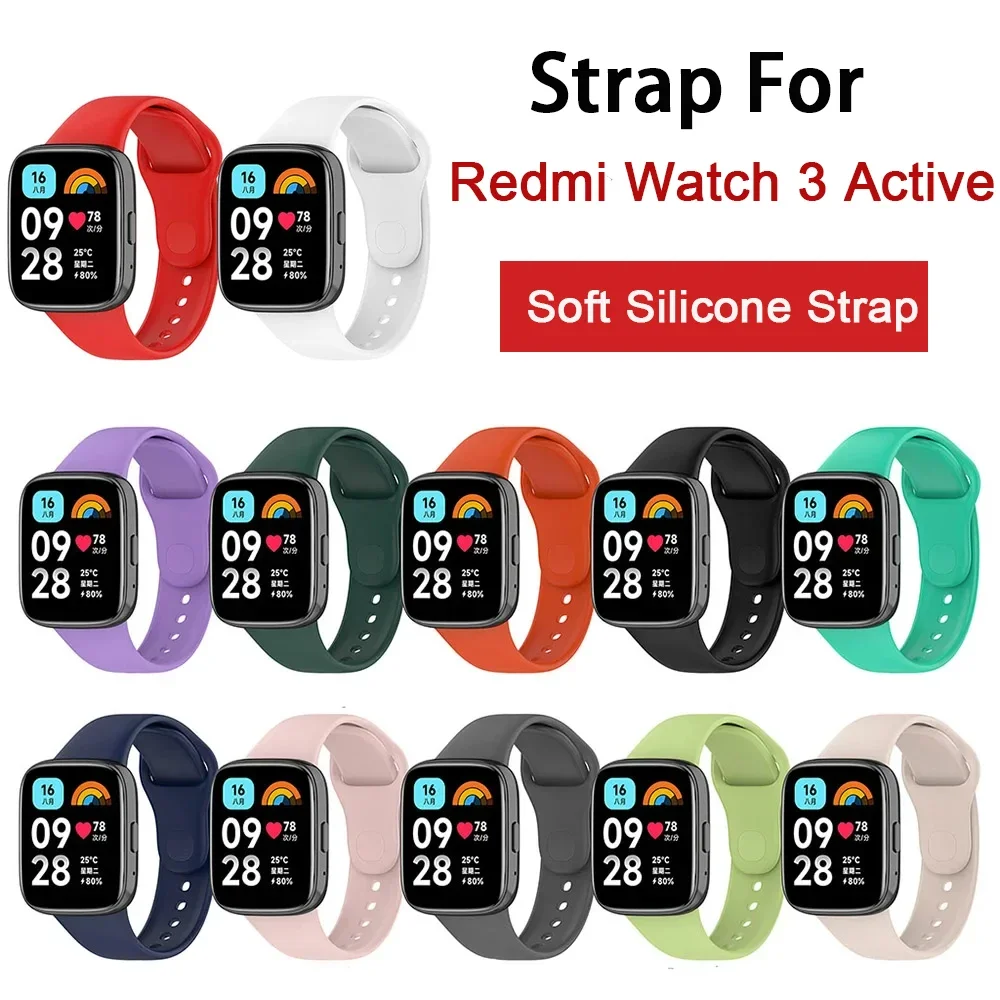 

Silicone Strap For Redmi Watch 3 Active/Lite Bracelet Watchband